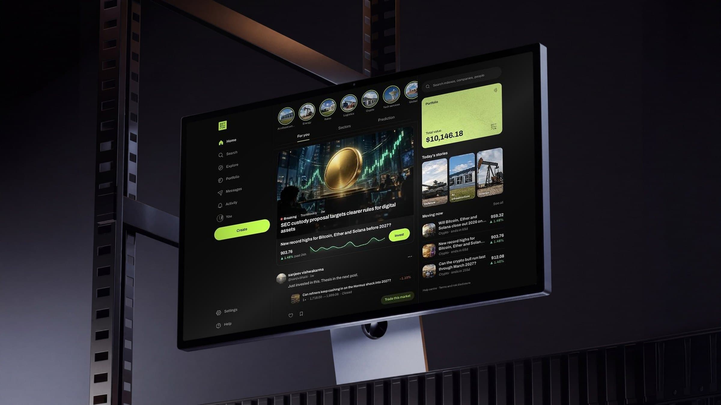 Bitzaurus product screens