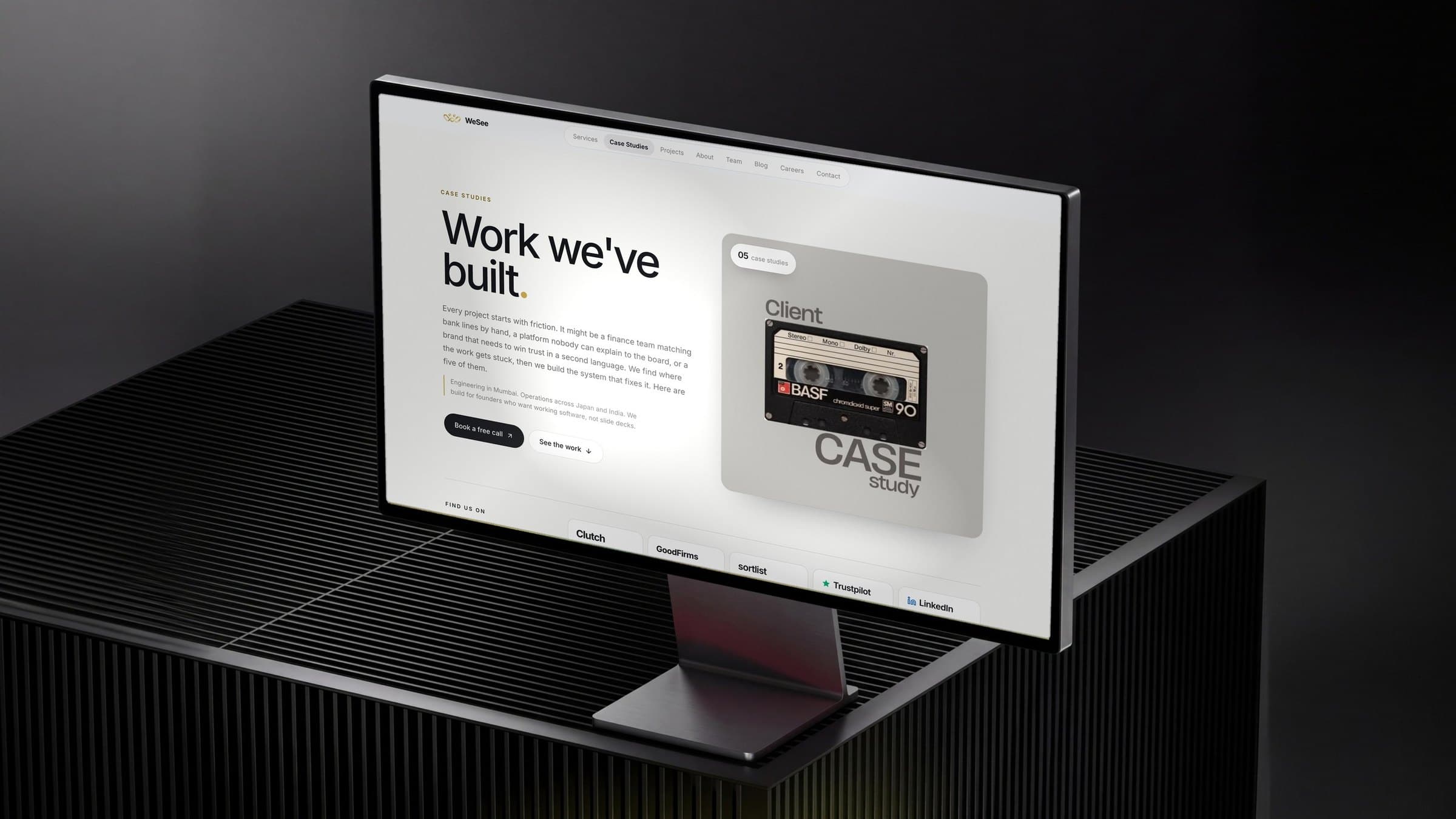 WeSee product screens